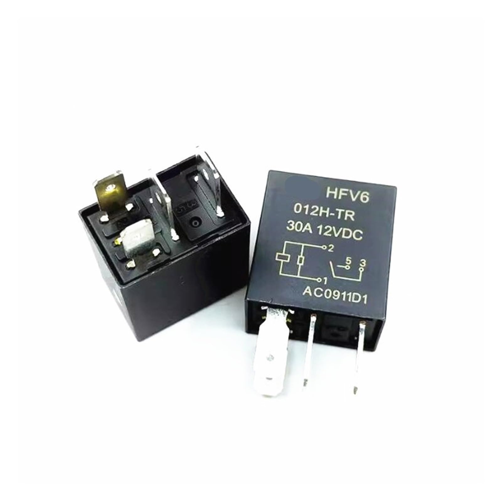 PKNVKZIDK 5pcs HFV6 012H-TR 30A HFV6 012HTR 30A12V DCV12 12VDC 4PIN relay