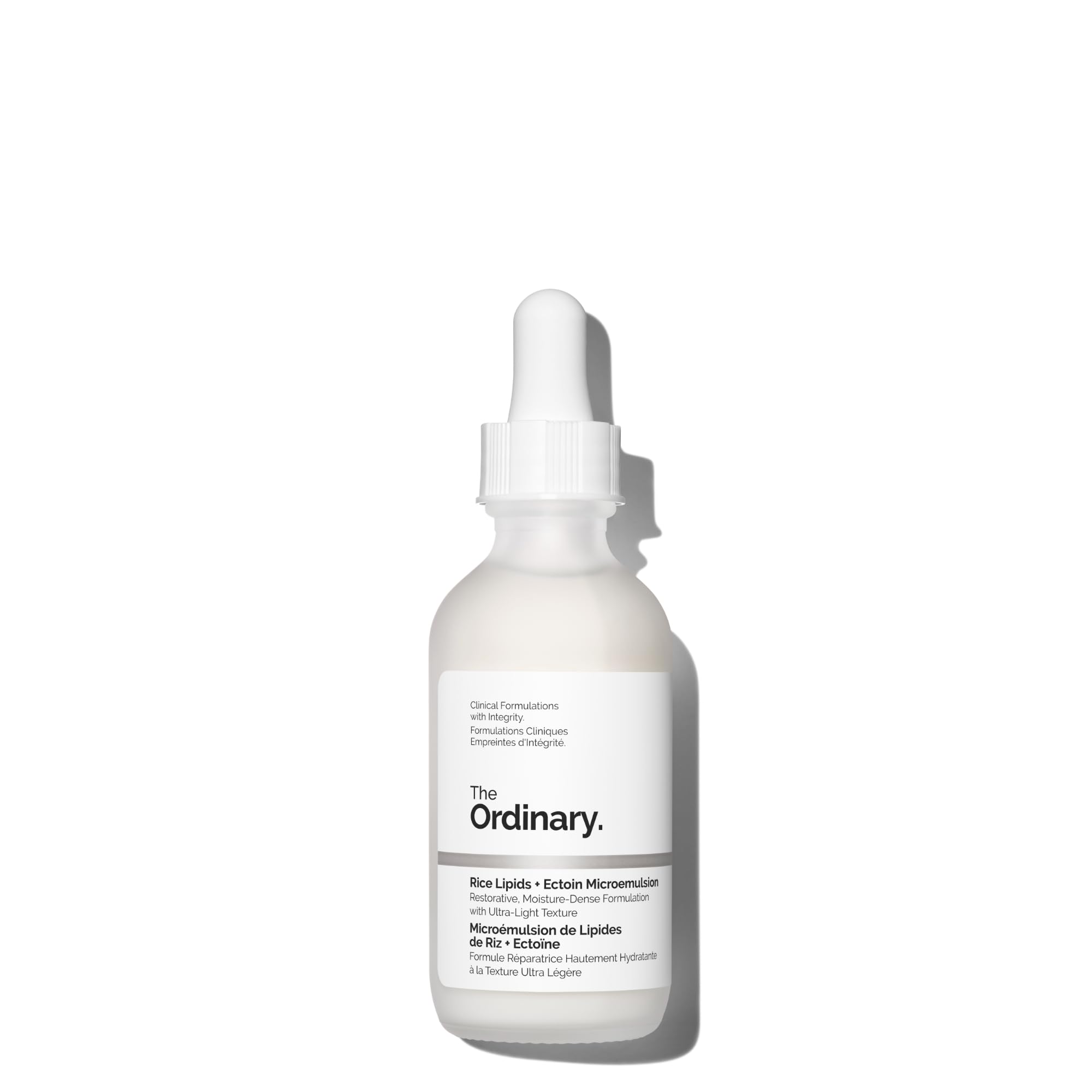 Soin Hydratant Ultra-Léger The Ordinary - Microémulsion de Lipides de Riz et Ectoïne, 60 ml