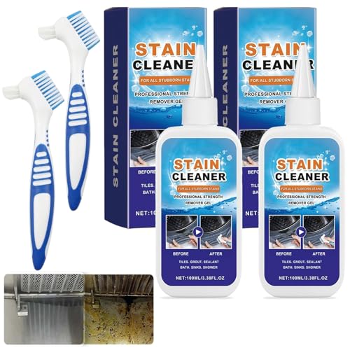 2 Flaschen Haushaltsflecken Entfernen von Gel, 100 ML Mörtelreiniger,...