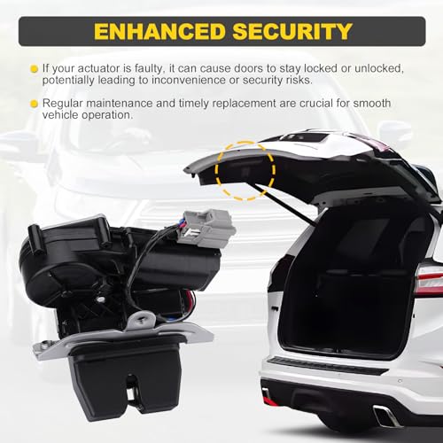 Image of FA1Z7443150B Liftgate Latch Lock Actuator Motor Tailgate Trunk Latch Compatible with Ford Edge Escape Expedition Police Interceptor, Lincoln Corsair MKX Navigator Nautilus, Replace # 931-273