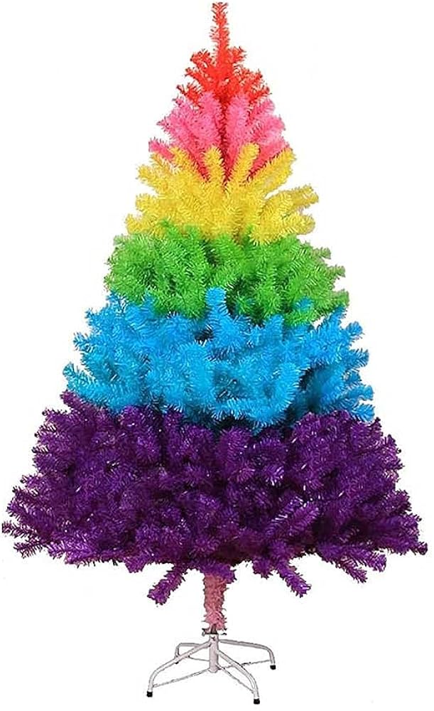 カラフルな人工クリスマスツリー カラフルな人工クリスマスツリー