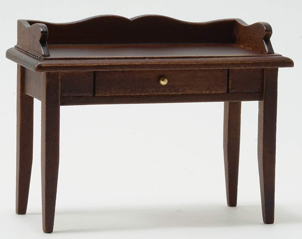 Classics by Handley Dollhouse Miniature Desk, Walnut