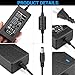 Facmogu 60W 12V 5A AC/DC Power Adapter, 100-240V AC to DC 12V 5A Power Suppy, 12 Volts 5 Amps AC DC Table Top Adapter, 60 Watts 12V 5A Switching Power Adaptor Converter, 5.5x2.5mm & 5.5x2.1mm DC Plug