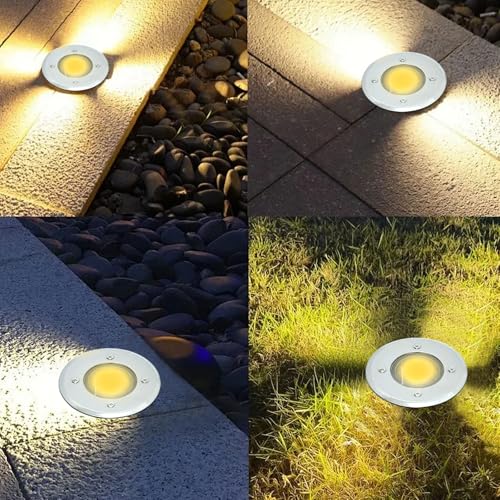 Petyoung Solar Lights Outdoor Garden, 8 Pack Solar Ground Lights - Image 4