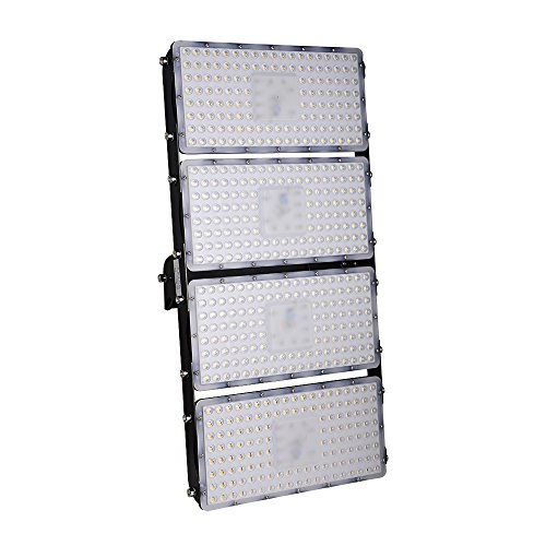 400W warmweiß Led Baustellenstrahler, Industrielampe, Shinning-Star Strahler, Wandstrahler außen und innen, Fluter, Industriestrahler für Werkstätte Fabrike usw, 40000LM, IP65 Wasserdicht