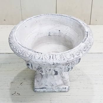 Amazon.co.jp: 植木鉢 おしゃれ アンティーク 陶器鉢 ブランシェ