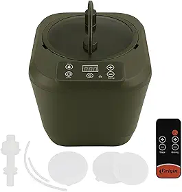 Vaporizador de sauna 5L com maior volume e mais saída de vapor, gerador de vapor 5L e 2000W certificado FCC, máquina de vaporizador de sauna com controle remoto, vaporizador portátil para