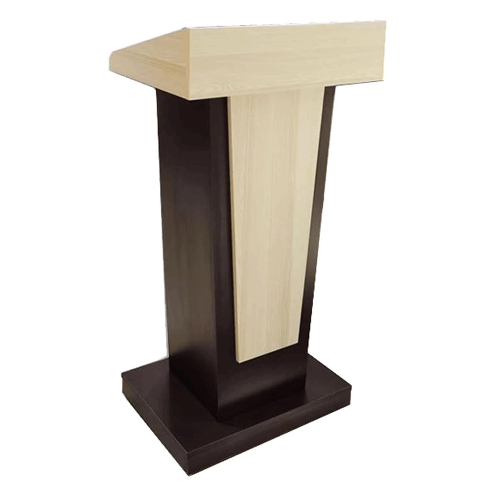 Support de Podium en Bois, pupitre de présentation Moderne avec Bureau incliné et Base Stable, Podium de réception for conférence, Discours de Mariage