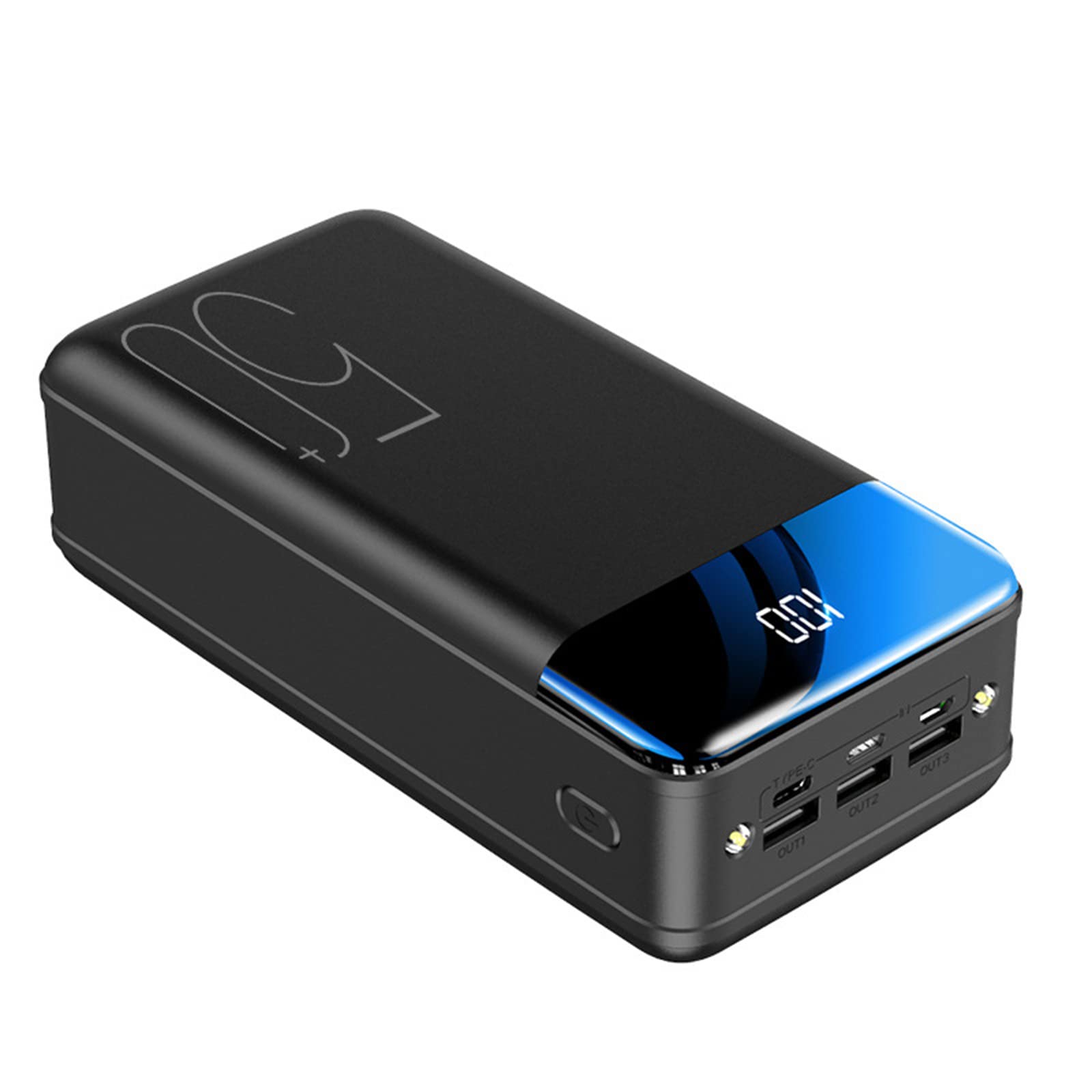 powerbank 50000 mah con display led triport black