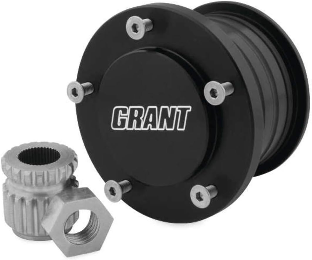 Grant 3700 Black Billet Quick Release Kit for Polaris, Can-Am, Other UTV