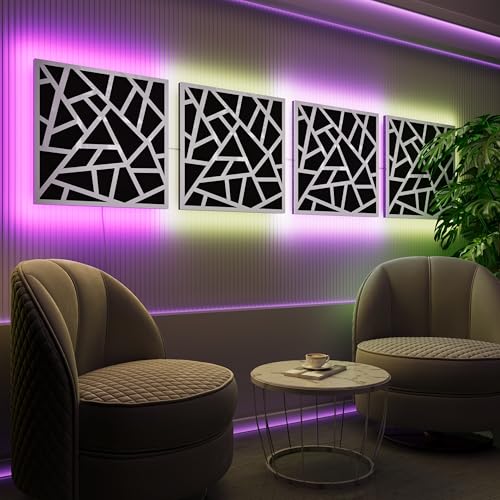 LED �z���E�H�[���p�l�� (RGB�O���[�t��) | �G�R�[�ጸ�p�o�b�N���C�g�����p�l�� | �������ȉ������� | �^�C�v: [4x SKYROSS ? �Ԋu�ݒu - ���ڌ^ | �z���C�g�O���X�v���X�`�b�N]