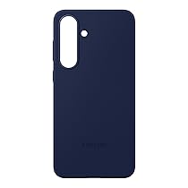 Samsung Silicone Case cover morbida colorata in silicone per Galaxy S25 FE, Dark Blue