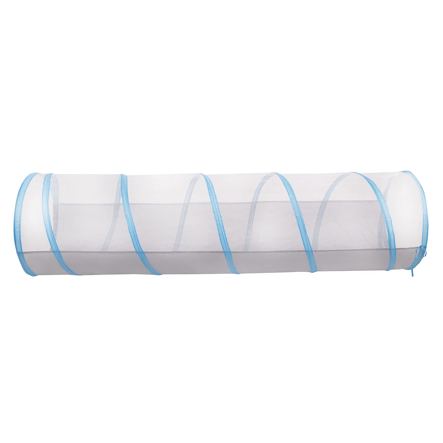 Selonis Pop-Up Tunnel Di Gioco Bambini Con 100 Palline Colorate Tubo, Grigio-Blu:Azzurro/Blu/Perla