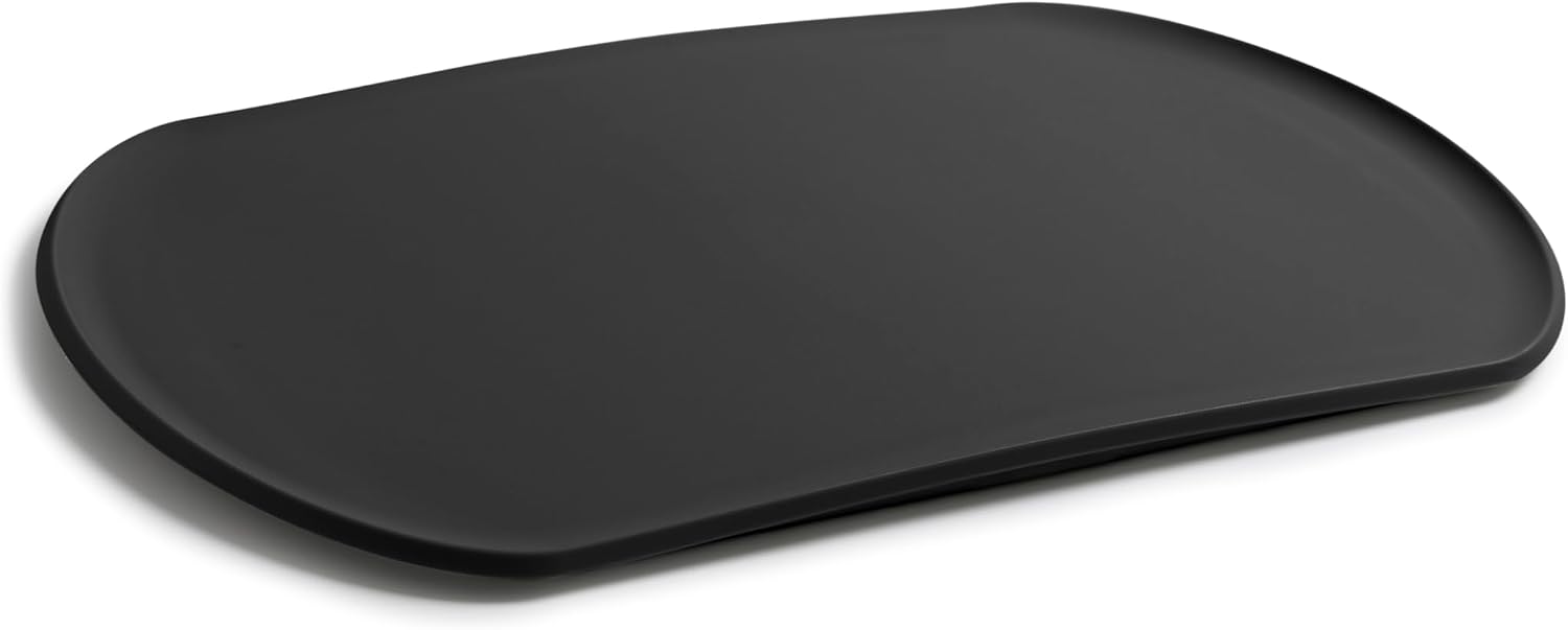 Blim Plus M Carbon Black Skateboard Chopping Board – Curved Edge Liquid Collection – Made in Italy