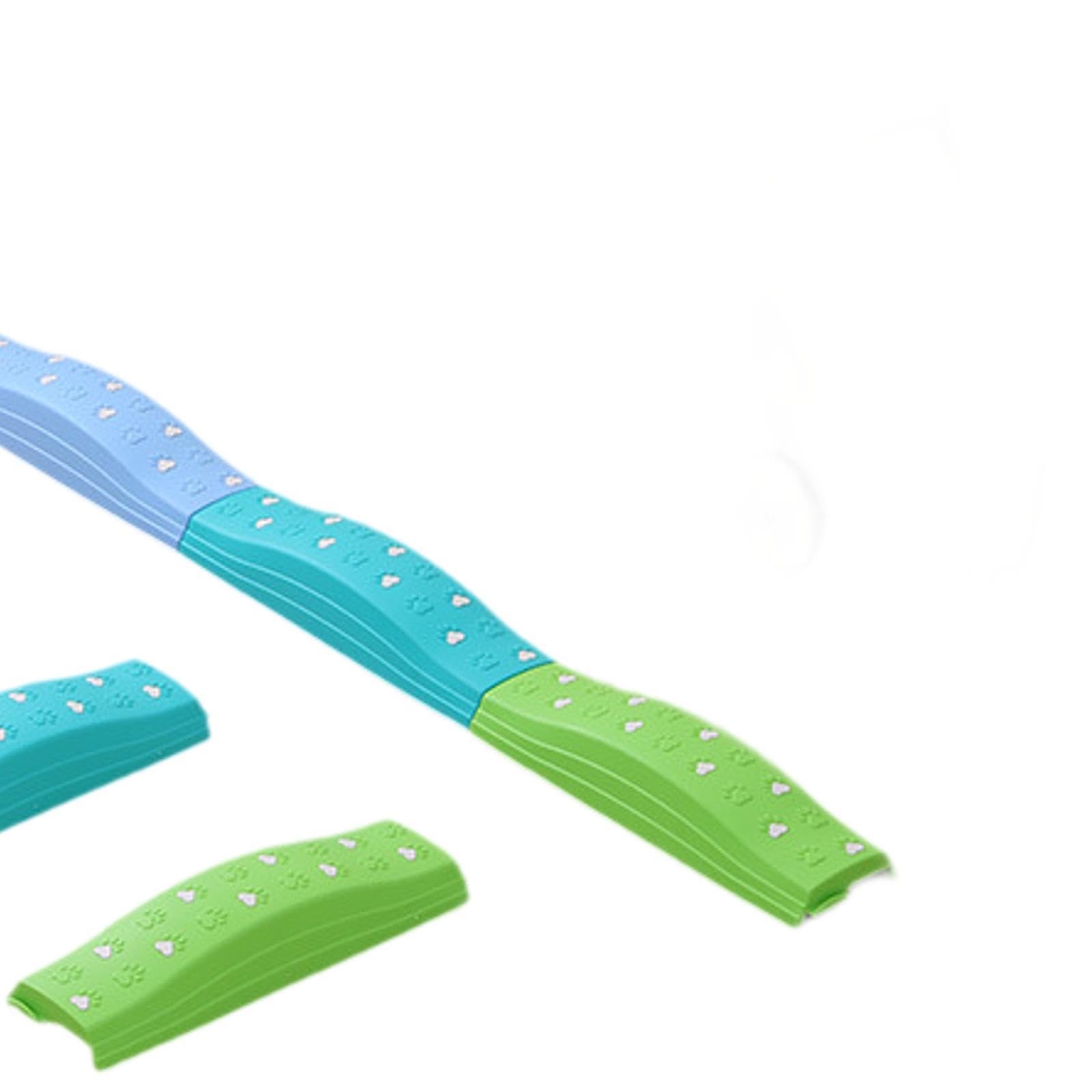 Qianly di Equilibrio per Bambini, Blocchi di Equilibrio per Interni Ed Esterni, Gioco Educativo con Percorso a Ostacoli, 4 Pezzi Colorati