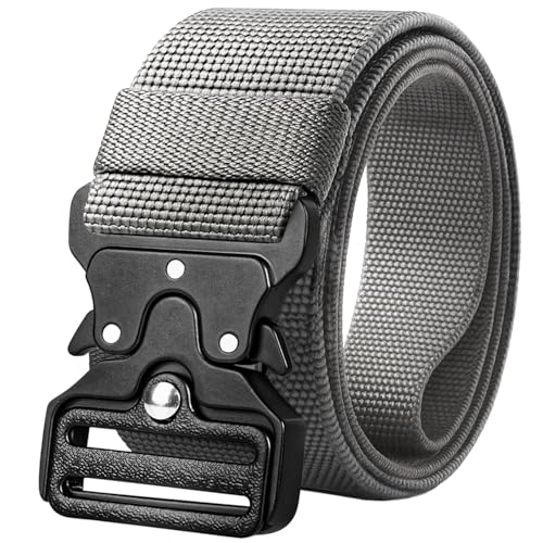 Image of TECEUM Tactical Belt - Heavy-Duty & Quick Release - Military, Work, Rigger, Duty & Utility Belt for Men