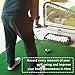Heavy Duty Golf Ball Tray - with Cell Phone Holder Record Golf Swing - 100 Ball Capacity - High Impact Rubber Golf Tray Compatible with All Hitting Mats