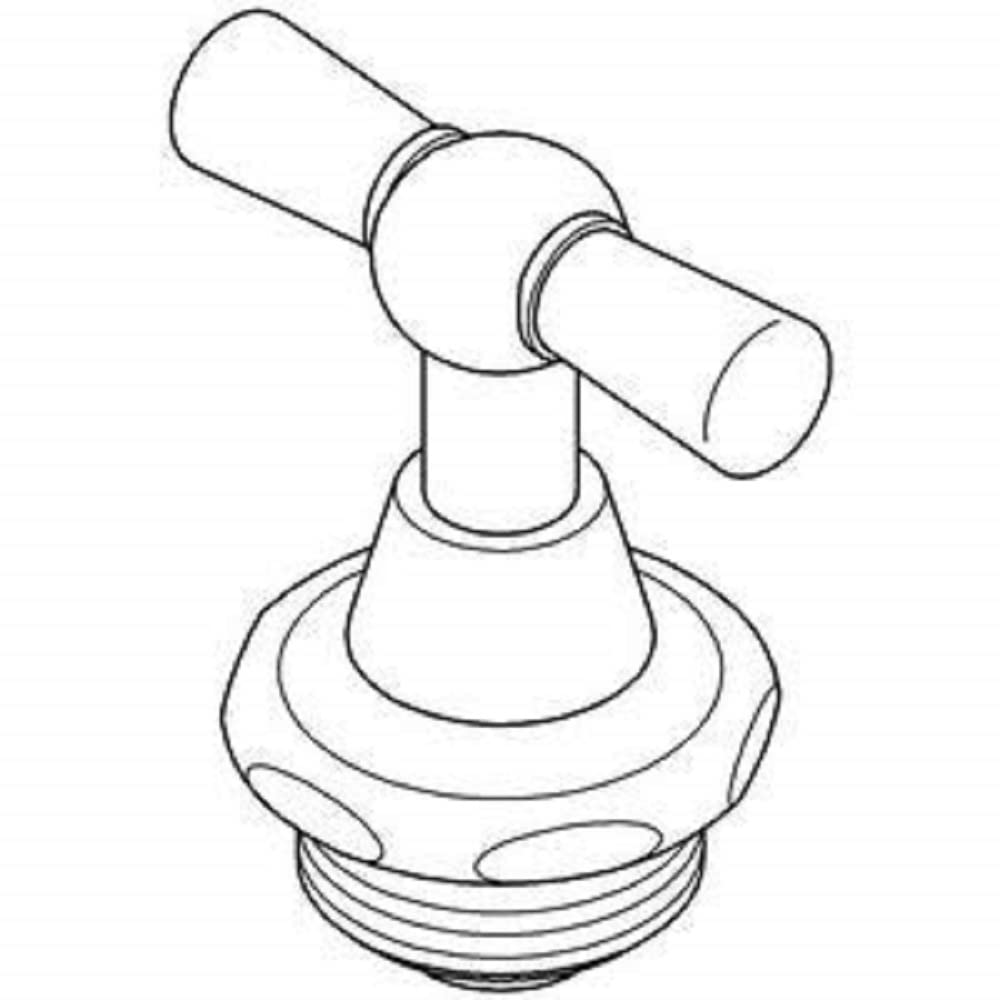 GROHE Oberteil 1/2? (Knebelgriff, Rückflussverhinderer, langlebig), chrom, 41806000