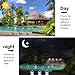 JIGUOOR Solar Deck Lights LED Driveway Lights Solar Powered Dock Light Outdoor IP68 Waterproof Road Markers for Step Sidewalk Stair Boat Garden Ground Pathway Yard (Red, 1 Pack)