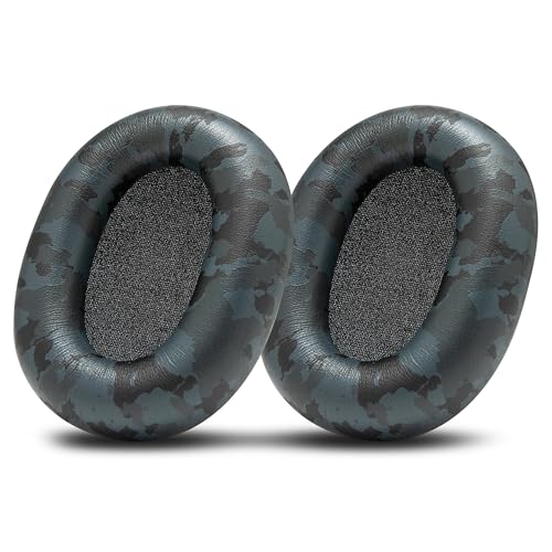 Image of WC PadZ XM6 - Premium Replacement Earpads Compatible with Sony WH-1000XM6 Headphones by Wicked Cushions | Enhanced Comfort, Durable PU Leather & Sound Isolation | Black Camo