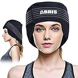 Arris Wearable Ice Pack for Migraine Headaches, Tension Relief & Skin Icing - 1 Size Fits All w/Compression Strap Hat