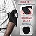 Exxact Sports Plain Baseball Elbow Guard Youth & Adult, Batters Softball Elbow Guard Baseball with Adjustable Straps - (Black, Adult)