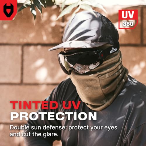 Image of NoCry Anti-Fog Safety Goggles Over Glasses, Dust Eye Protection, ANSI Z87.1