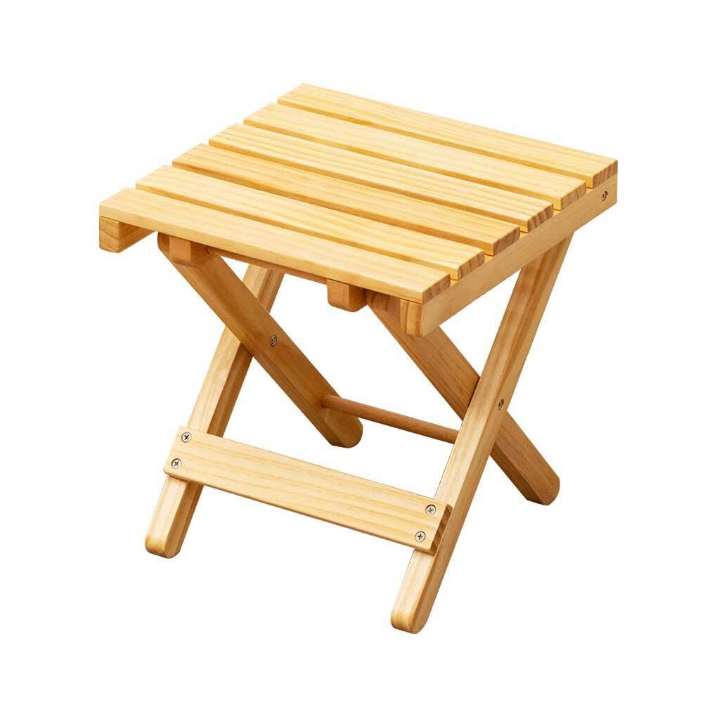 Tabourets carrés en bois pliables pour des souvenirs de camping