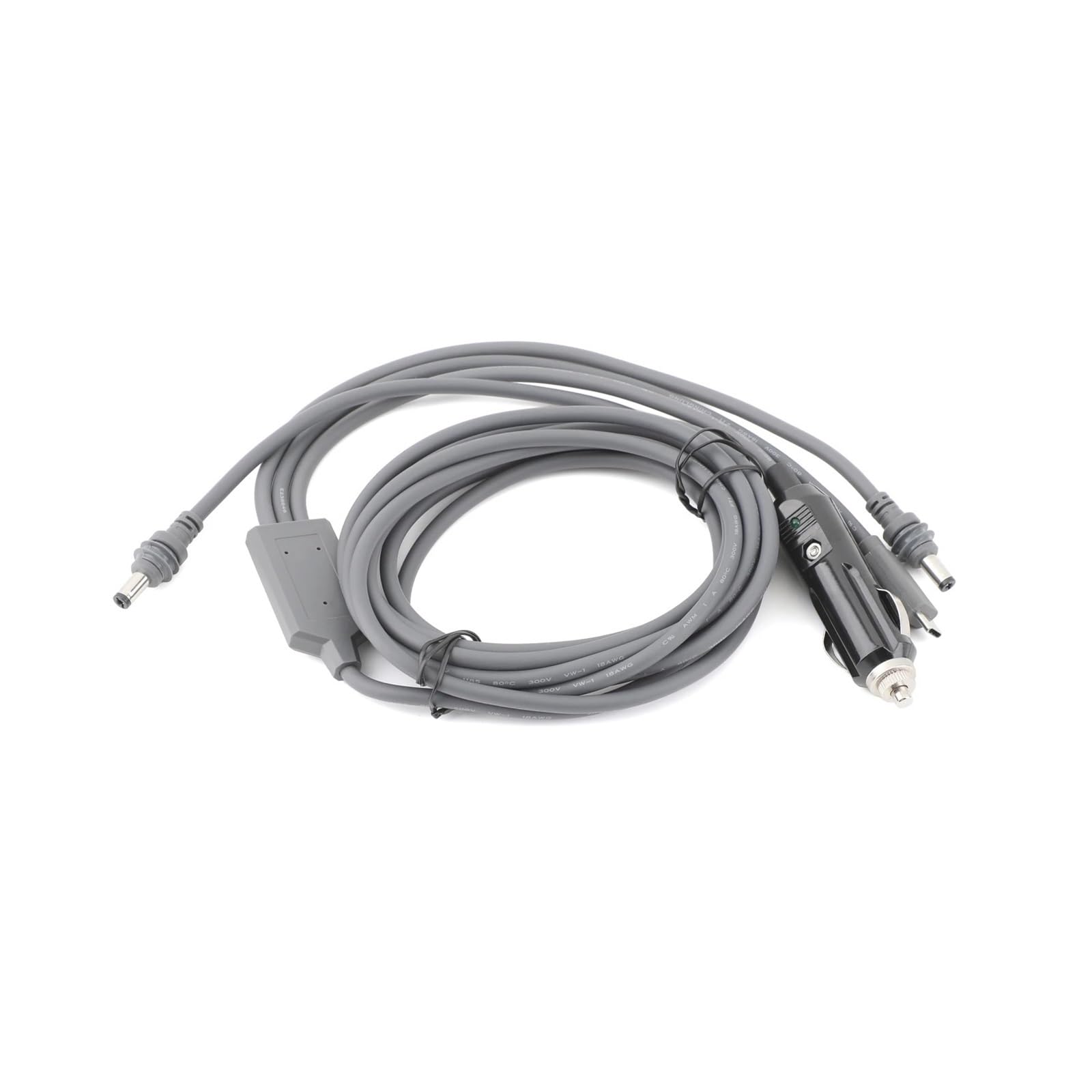 Câble d'alimentation 3 en 1 vers Mini DC 2m pour charge multiple
