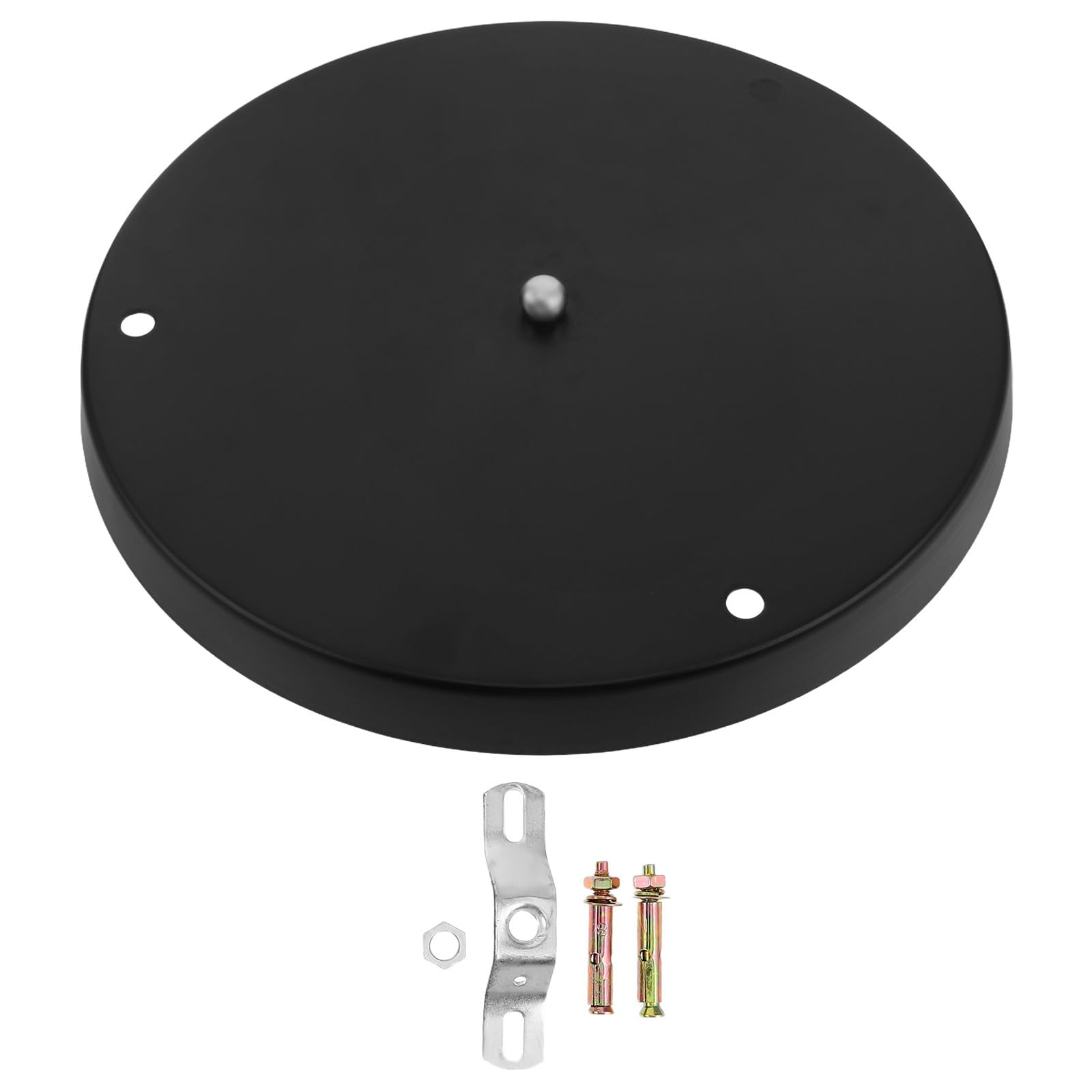 Médaillon accessoire DIY en fer noir rond MAGICLULU pour lustres