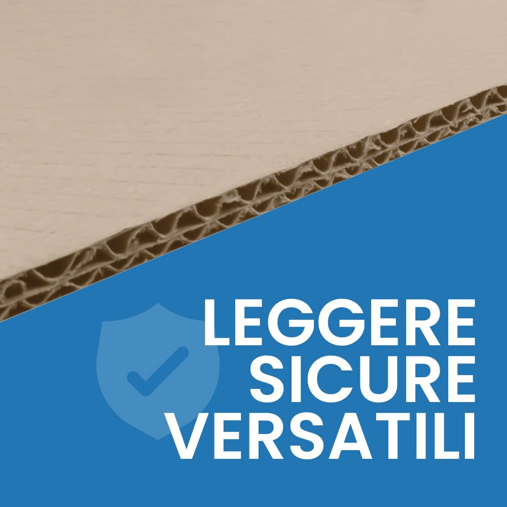 IMBALLAGGI 2000-100 Scatole Cartone a Doppia Onda 60x40x40cm, Scatoloni Trasloco Resistenti per Spedizioni - 100 Unità