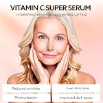 ANSDUR Super Vitamin C Serum for Women over 70: Hyaluronic Acid Serum for Face, Dark Spot Remover and Wrinkle Reduction - Lifting, Smoothing, Moisturizing, All in One Skin Care Formula, 1 fl oz - Image 5