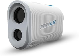 Shot Scope PRO L5 Golf Rangefinder with OLED Display, Adaptive Slope Technology, Targer-Lock Vibration, 1300 Yard Range & x7 Magnification