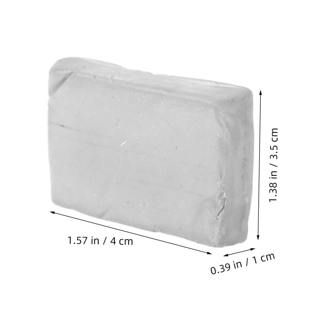 Uonlytech 6PCS Grey Eraser Set Durable Art Sketch Rubber for Pencil and Pastel Correction and Reusable for Artists and Students