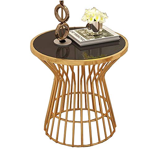 Carl Artbay Home&Selected Furniture/Black Tempered Glass Small Round T