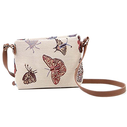 Image of Signare Tapestry Crossbody Bag Sling Shoulder Purse for Women