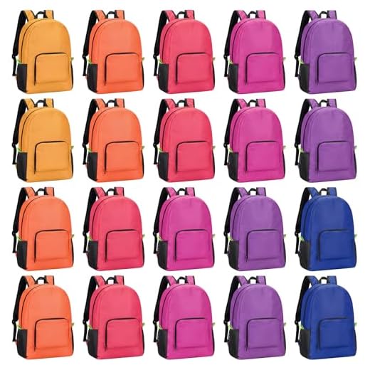 20 Pack Lightweight Foldable Backpacks