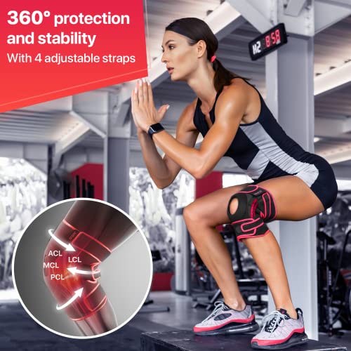 360-Degree Protection and Stability: DR. BRACE ELITE Knee Brace features four adjustable straps, ensuring a secure fit for all-day support.