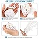 10 Stück Luftschlangen Werfen, Wurf Luftschlangen Hochzeit, Luftschlangen Werfen Konfetti, für Hochzeiten, Geburtstage, Weihnachtsfeiern, Weiß