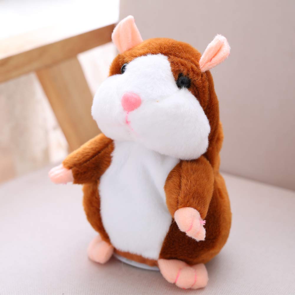 AMAFLIP Talking COW Repeats What You Say Educational Hamster Talking Toy for Boys and Girls with Light & Sound Best Birthday Gift for Kids (LATEST 2024)