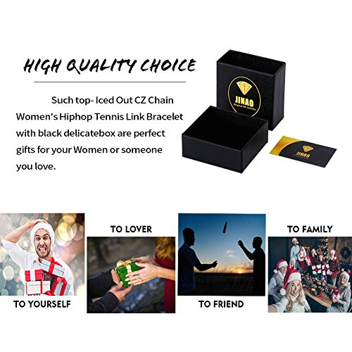 Pulsera Tennis Link 10MM Gold para Hombre y Mujer miniatura 6