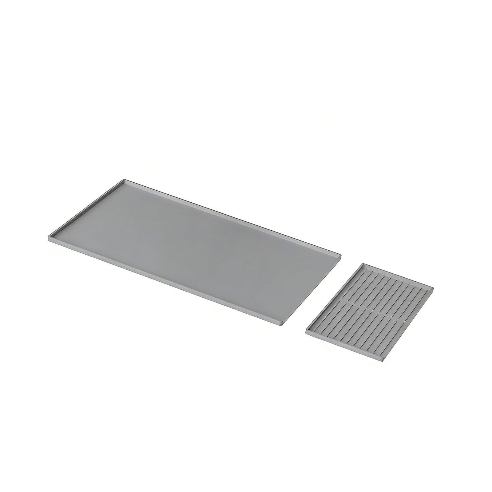 Msioytog Silicone Coffee Mat with Raised Edges Spill Preventions 24x16 Inches Raised Silicone Mat