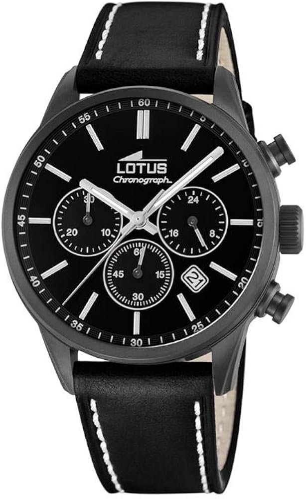 Lotus Reloj Cronógrafo para Hombre de Cuarzo con Correa en Cuero 18669/1