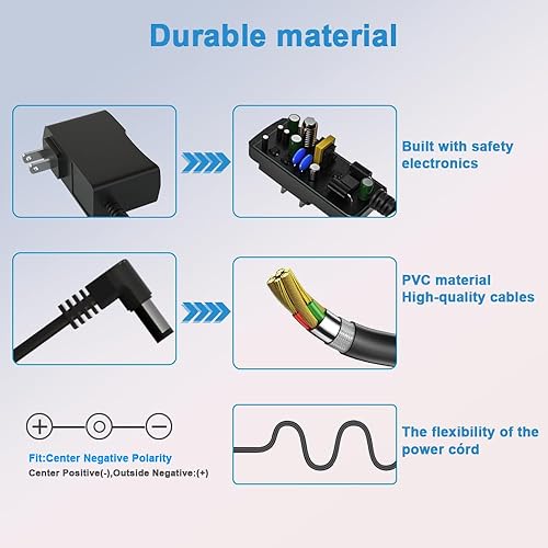 Miniatura 6 de Adaptador de 9 V 850 mA para pedales de guitarra, cable de alimentación para pedal de efectos BOSS Roland Instrumentos musicales distorsión Casio