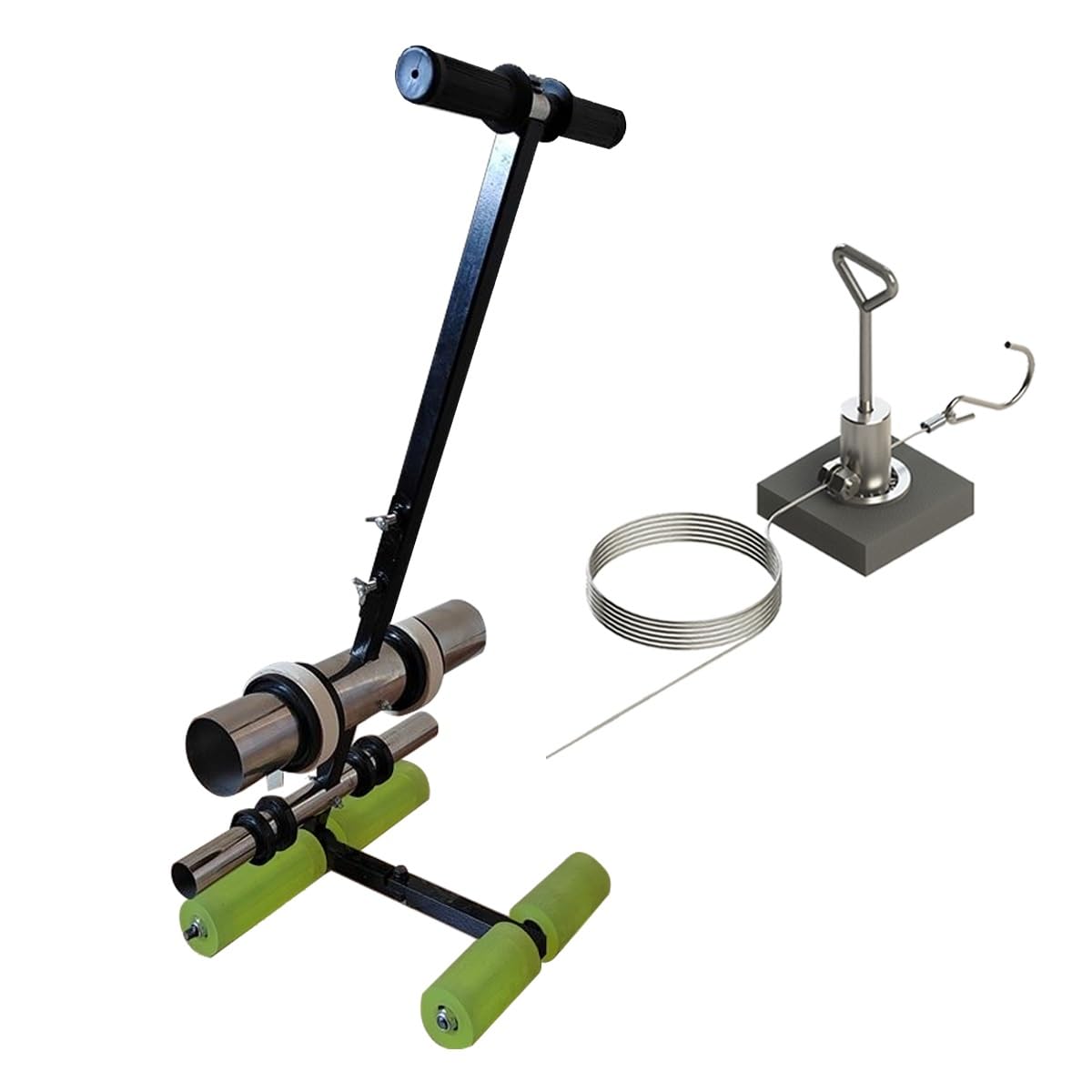GLETSF Manual Floor Marking Tool with Drawing Circles Kit, Court Lines Tape Machine, Basketball Court Marking Kit for Driveway, Man,