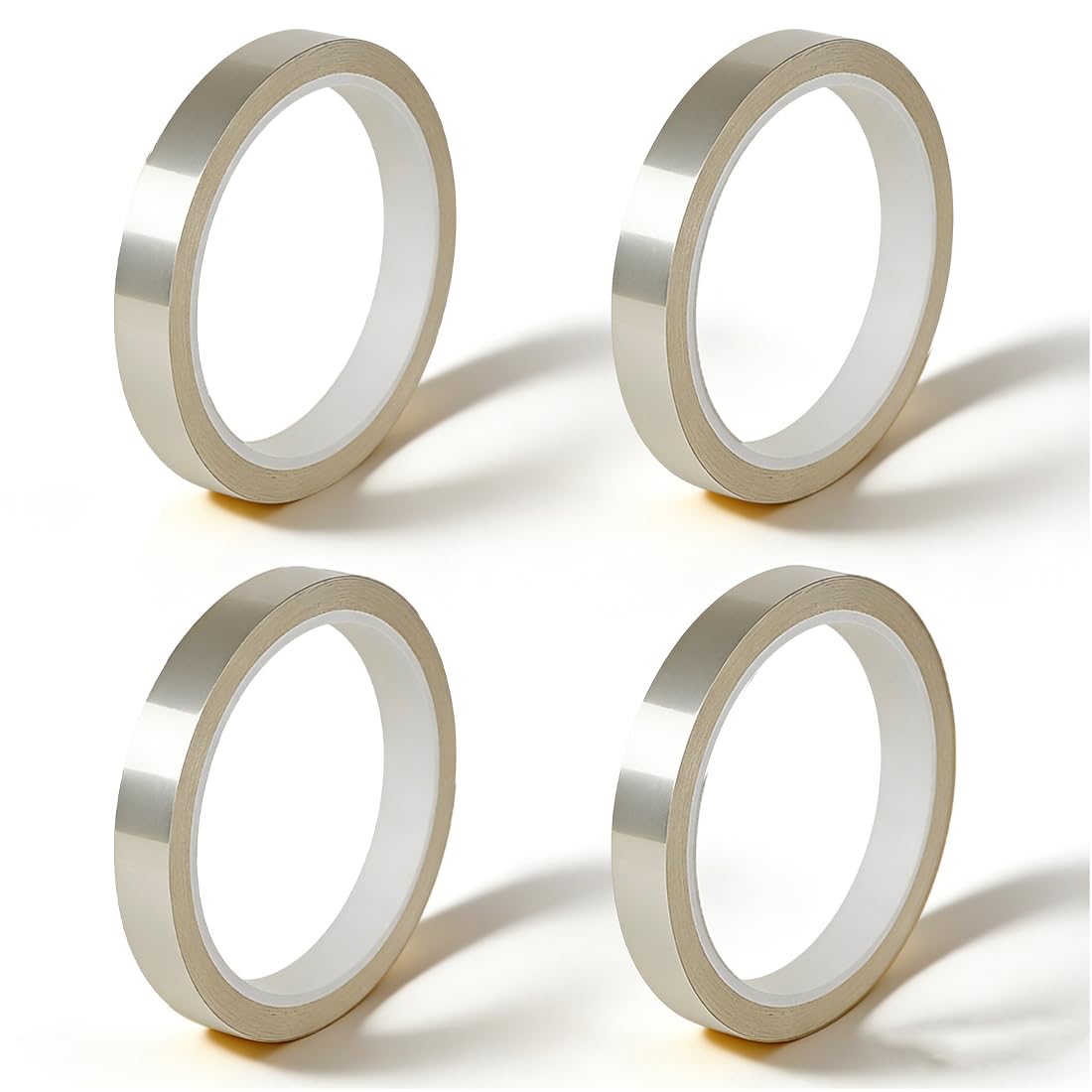 4 rollos de cinta térmica de sublimación transparente de 10 mm x 33 m, cinta resistente a altas temperaturas que no deja residuos, ideal para la transferencia de calor en tazas