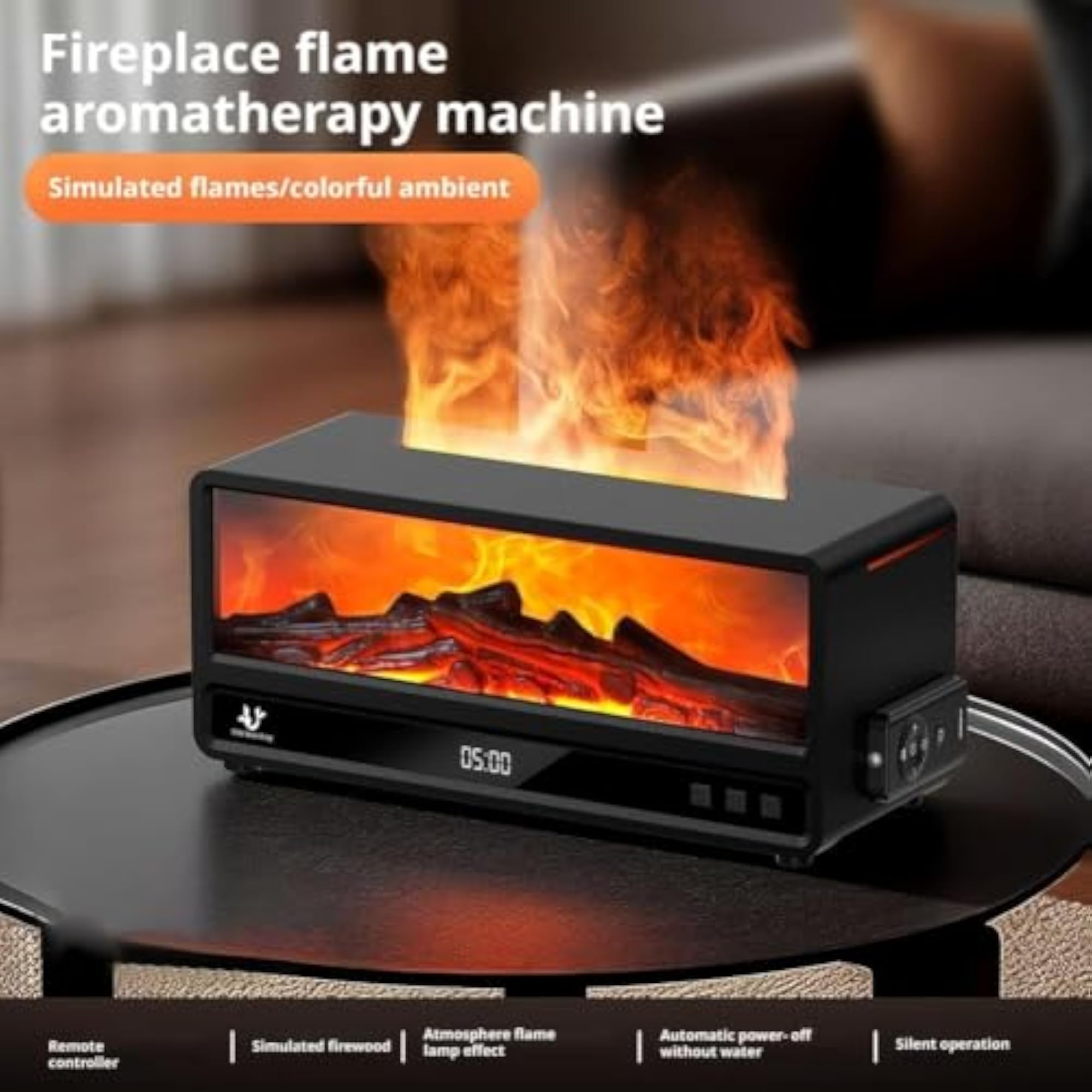 Fireplace Flame Diffuser for Aromatherapy