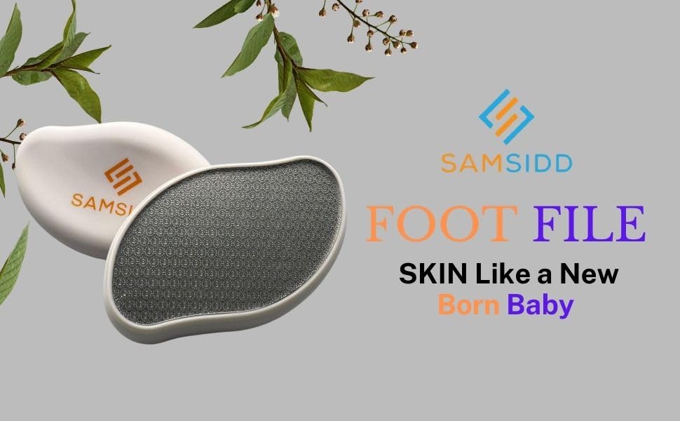 SAMSIDD Crystal Glass Foot File,Comfortable Hand and Foot Grinding Scraper,Wet and Dry feet Use,Smooth and Soft Feet Pedicure Tool for Hard & Dead Heels,Thick Dry Skin - Image 2