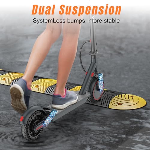 Adults Electric Scooter Dual Suspension, 8.5″/10″ Solid