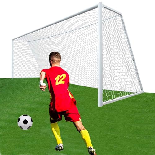 LalaKoo Full Size Soccer Goal Net Replacement 24x8 FT Soccer Goal Net [4mm Nylon, 4.7' Hexagonal...